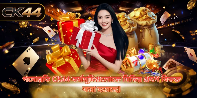 পদোন্নতি CK44 কর্মসূচিগুলোকে বিভিন্ন গ্রুপে বিভক্ত করা হয়েছে।